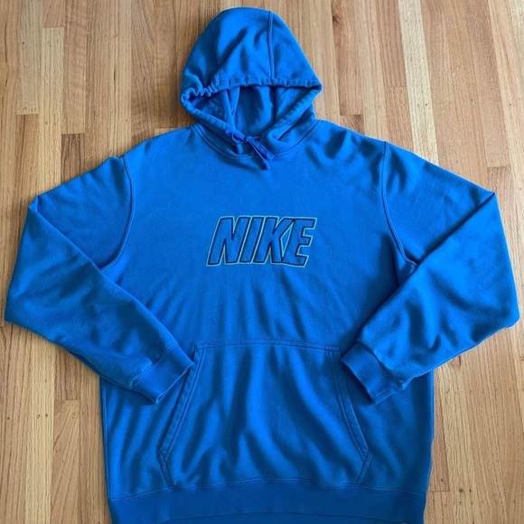 Nike spell out hoodie baby blue - Picture 1 of 4